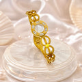18K Gold Plated Mother of Pearl Anti Tarnish Bracelet for | Premium Crystal Bracelet