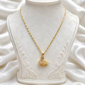 18K Gold Plated Swan Pendant Necklace with AD Stones | Anti Tarnish Luxury Necklace