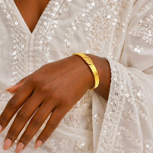 18K Gold Plated Anti Tarnish Bracelet | Premium Designer Everyday Bracelet