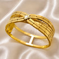 Anti Tarnish Statement Cuff Bracelet | Minimal Designer Cuff