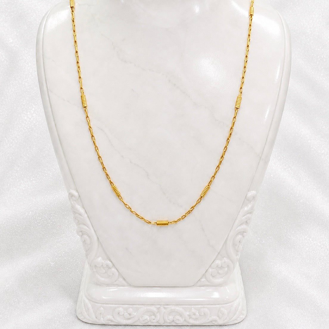 Elegant Microplated Gold Designer Neck Chain