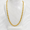 Microplated Gold Floral Link Neck Chain