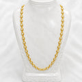 Microplated Gold Pearl Floral Neck Chain