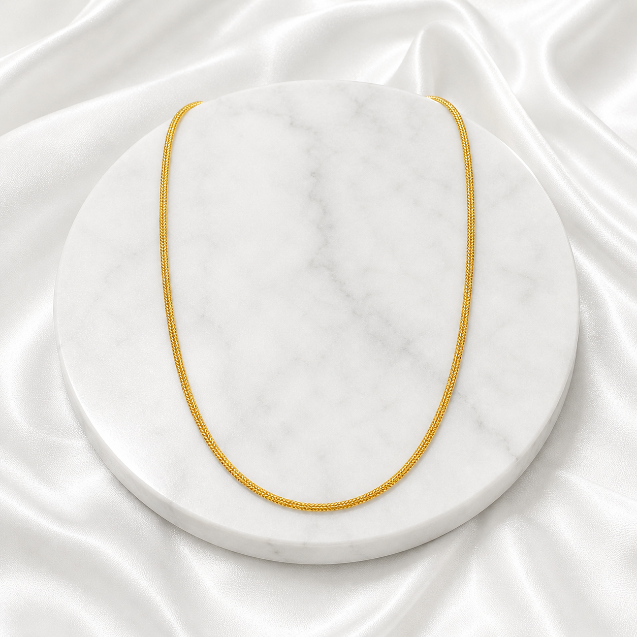 Premium Microplated Gold Snake Chain Necklace