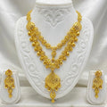 Micro Plated Dubai Gold Statement Necklace Set