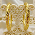Nakshikari Gold Bala Bangles – Traditional Bengali Design (Pair)