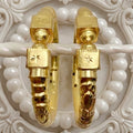 Nakshikari Gold Bala Bangle Pair – Traditional Bengali Design