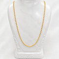 Microplated Gold Ball Bead Neck Chain