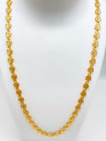 Microplated Gold Heart Link Neck Chain